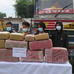 ठूलो परिमाणमा लागुऔषध गाँजासहित हेटौडाबाट ५ जना पक्राउ