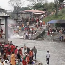 आज कुशे औंसी गोकर्णेश्वरमा भक्तजनको भीड