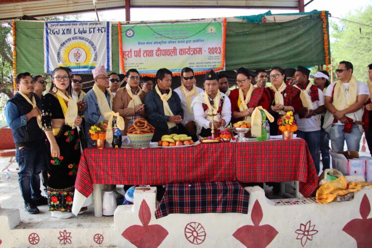 नेपाल मगर सांस्कृतिक परिवारले मनायो हुर्रा पर्व तथा दिपावाली